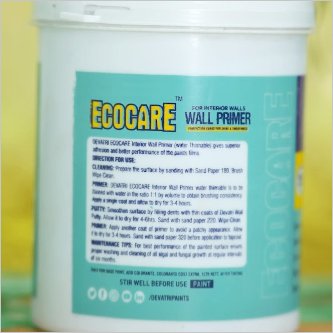 Devatri Ecocare Interior Wall Primer